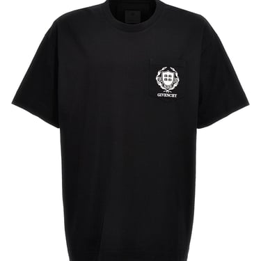 Givenchy Men Logo Embroidery T-Shirt