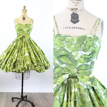 1950s JULIE MILLER dress bubble hem xs | new spring 