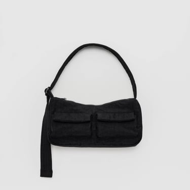 Cargo Shoulder Bag in Black