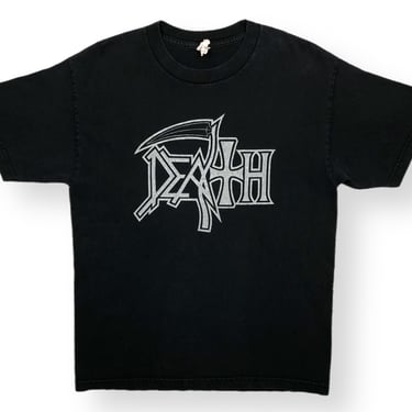 Vintage Y2K/00s “Death” Heavy Metal Band Promotional Graphic T-Shirt Size Medium 