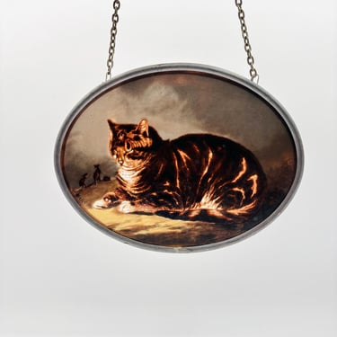 AIC Art Institute of Chicago Kitty Cat Mice Sun Catcher by LeChalet