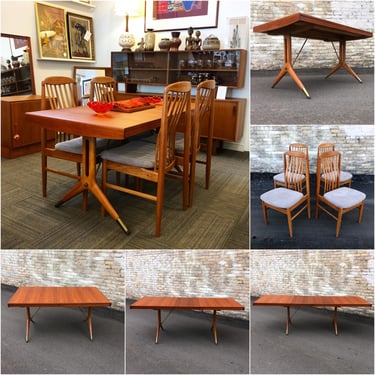 David Rosen ‘napoli’ Dining Table + Chairs 