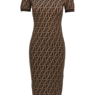 Fendi Women 'Ff' Midi Dress