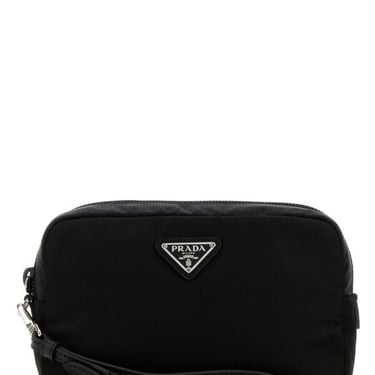 Prada Women Black Nylon Beauty Case