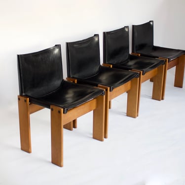 Afra and Tobia Scarpa Monk Chairs for Molten Circa 1974
