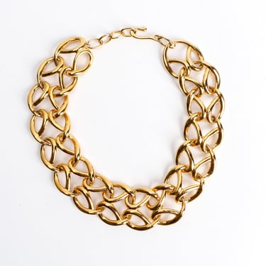 Pretzel Link Collar Necklace