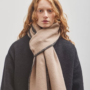 7115 by Szeki Boiled Wool Scarf, Almond