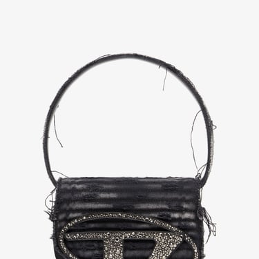 Diesel Women 1Dr Denim Shoulder Bag With Used Effect