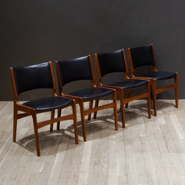 Mid-century Teak Model 89 Erik Buch for Povl Dinesen Dining Chairs c.1960