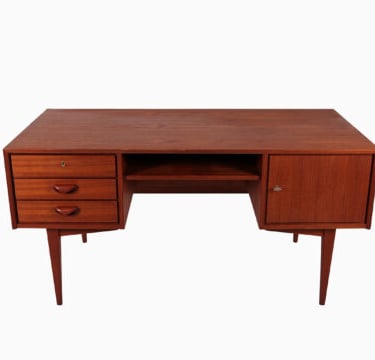 Danish Modern Teak Executive Desk