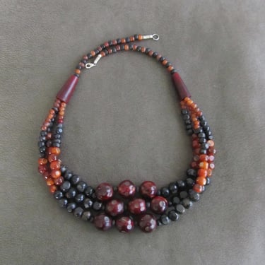 Ethnic bohemian beaded necklace 