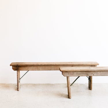 Vintage Pétanque Club Bench