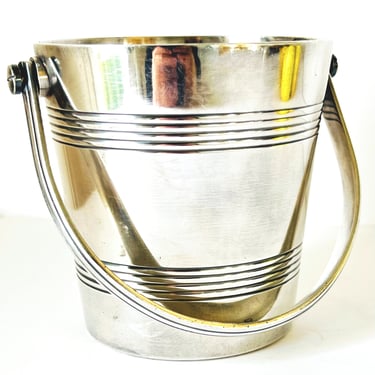 Vintage French Silverplate Rosé Bucket