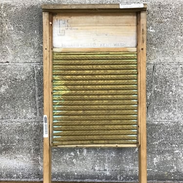 Vintage Washboard from Kent, WA (Seattle)