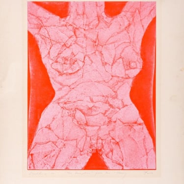 Bernard Childs "The Receptive" Print on Paper