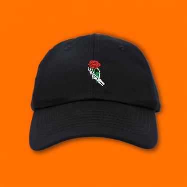 Skeleton Rose Dad Hat