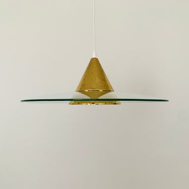 Awesome Mid-Century Modern Brass Pendant Lamp | 1960s 