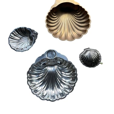Metal Shell Bowls Dishes (Sold Separately) 