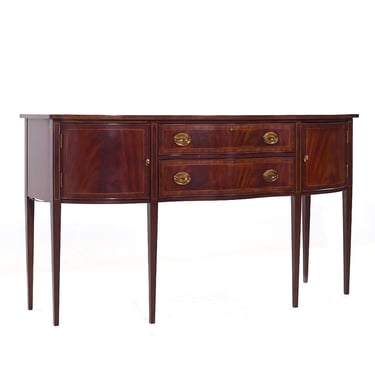 Henkel Harris Hepplewhite Style Mid Century Inlaid Mahogany Sideboard 