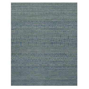 Tribu Rug in Blue/Grey