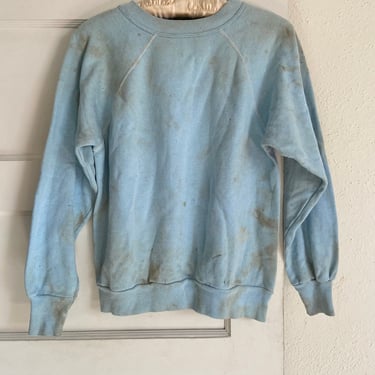 Vintage 60s robins egg blue sweatshirt by TimeBa