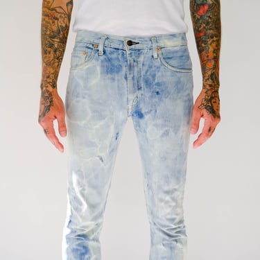 Vintage Levis LVC 1967 Big E 505 Bleached Single Stitch | The