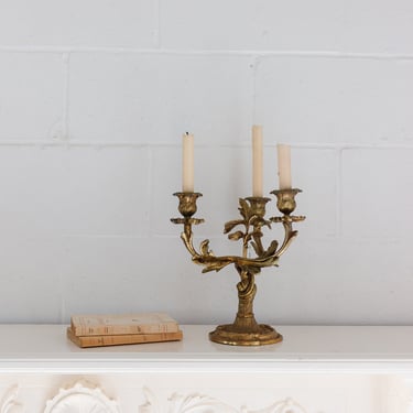 rare antique French art nouveau candelabra
