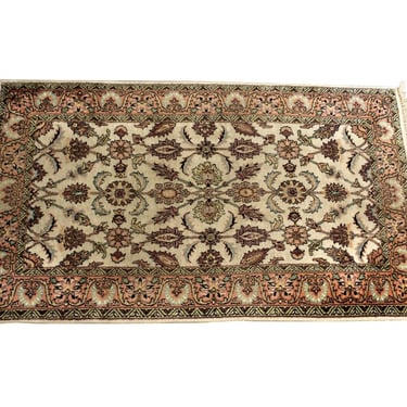 Vintage Silk and Wool Blend Area Rug 75