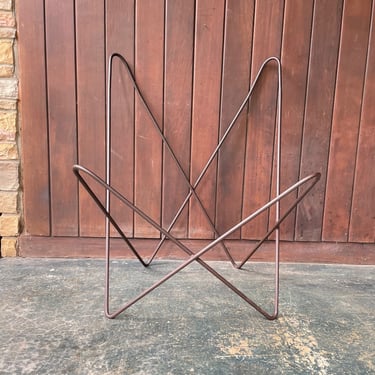1950s Knoll Butterfly Chair Frame Iron Rod NO SLING Vintage Mid-Century Modern 
