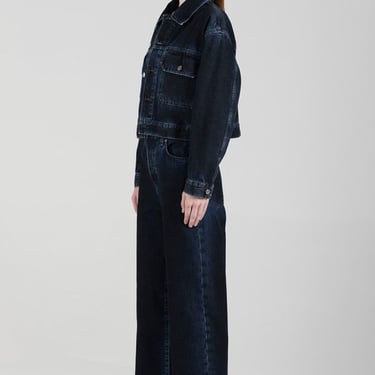 ética River Crop Jacket - Dark Shadow