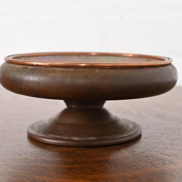 Tiffany Studios New York Bronze Footed Dish or Bowl