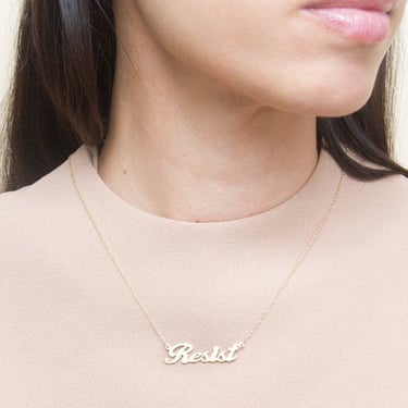 Resist Necklace