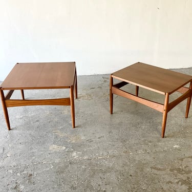 Pair of Mid-Century Danish Modern Diethelm Teak Side/End Tables 
