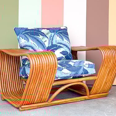 Fabulous Twelve Band Rattan Chair