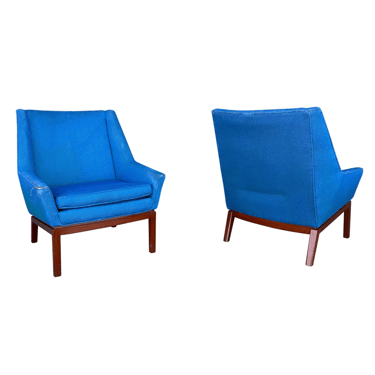 Pair of Erik Kolling Andersen Lounge Chairs