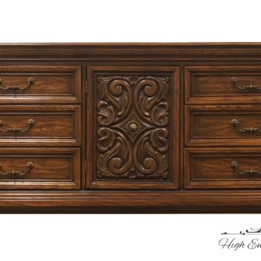 DREXEL HERITAGE Italian Mediterranean Style 75" Triple Door Dresser 32-3 