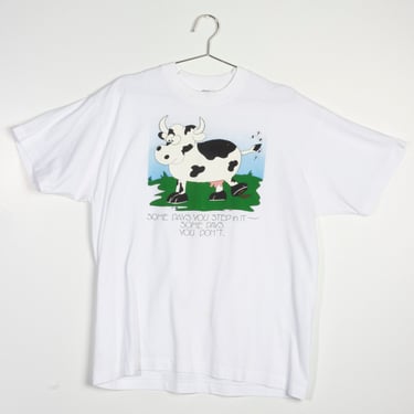 "Some Days You Step In It" Cow Tee (1X)