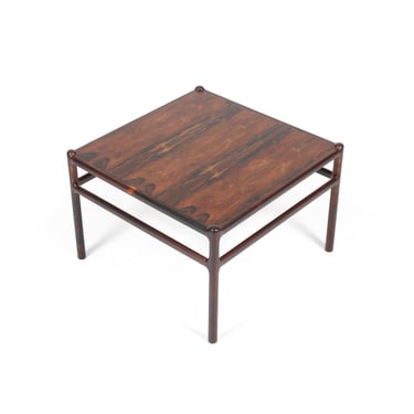 Vintage MCM 1960 Danish Square Rosewood Coffee or Corner Table by CF Christensen 