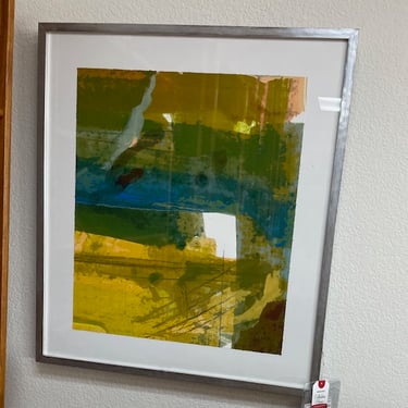 Mark Fetty<br />Ariel Abstract<br />Metal Frame<br />L 27 x H 30