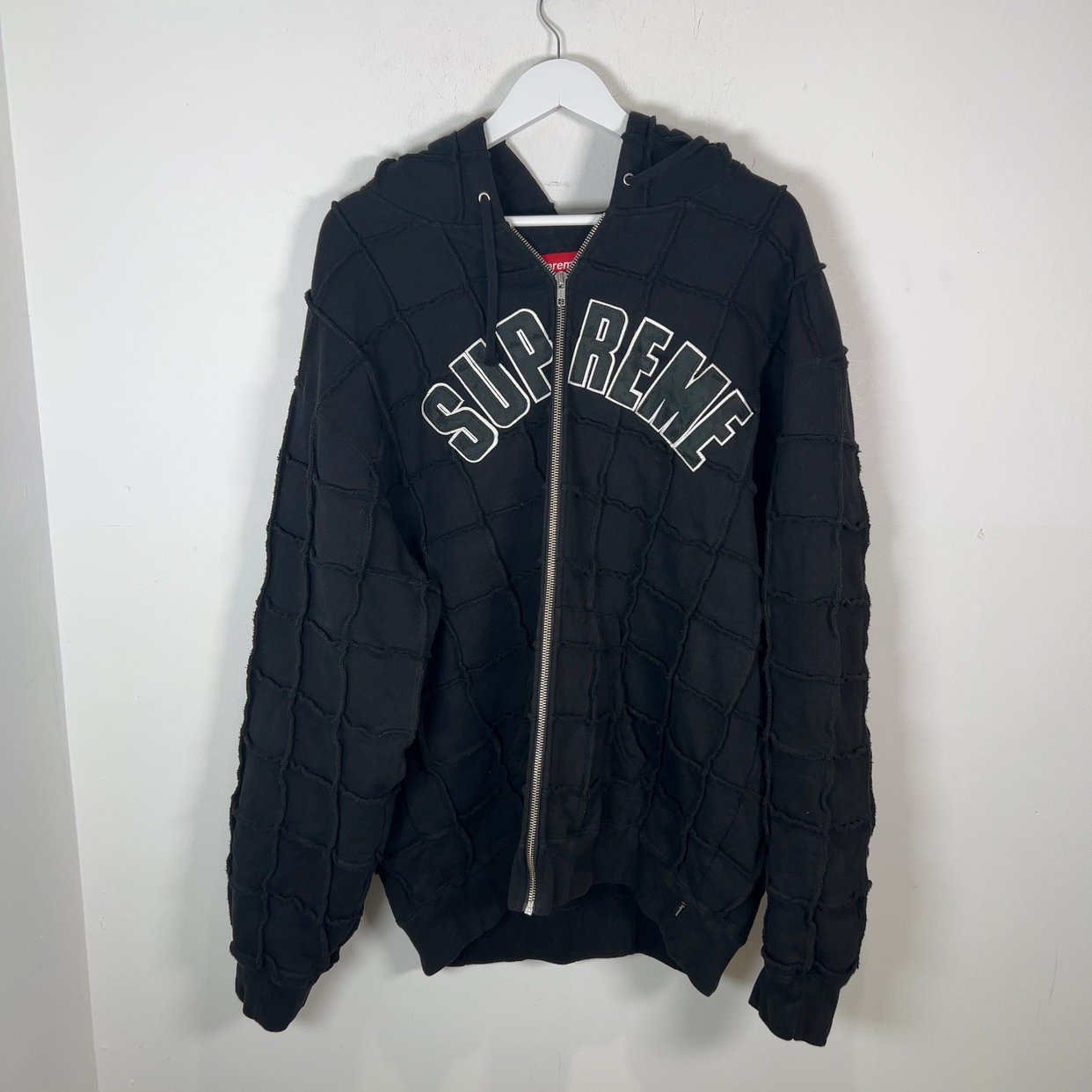 Supreme Reverse Patchwork Zip-Up Light Jacket | Street Commerce