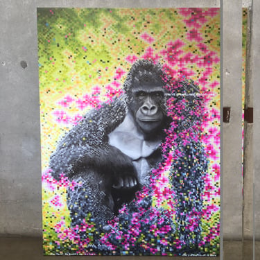 &quot;Sky The Gorilla&quot; Giclee Print On Canvas By Bert Esenherz