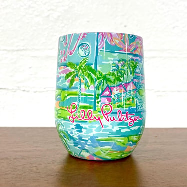 Lilly Pulitzer Honda Classic Stainless Steel Stemless Wine Tumbler 