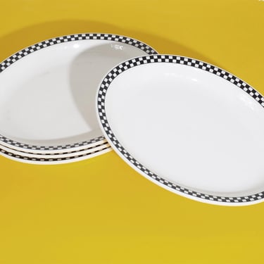 Checkered Dinner Plate 