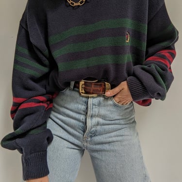 90s Tommy Hilfiger Bold Striped Sweater