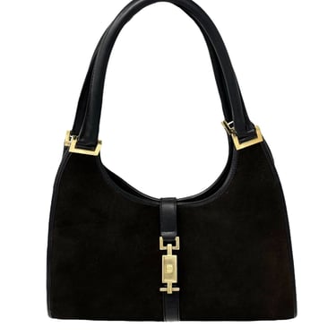 Gucci Black Suede Jackie Bag