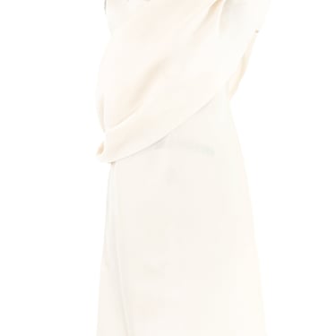 2007 Yeohlee Ivory Organza Mobius Tank Dress and Wrap Ensemble