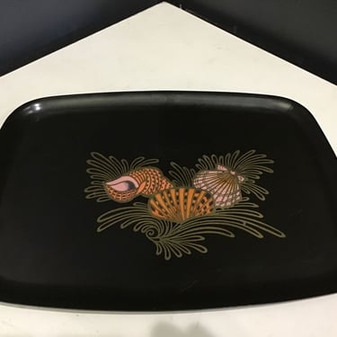 Couroc Black Sea Shell Tray (Seattle)