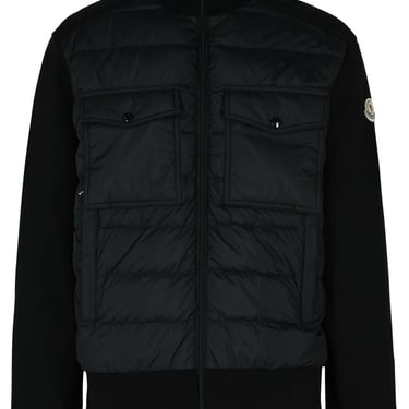 Moncler Black Cotton Blend Sweatshirt Men