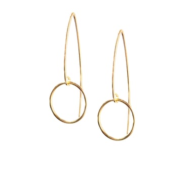 Selah Vie NYC | Circle Marquise Earrings