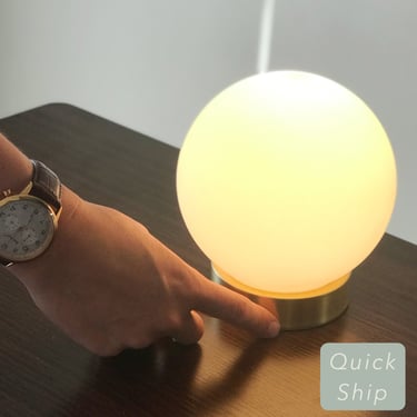 QUICK SHIP • Touch Globe Table Lamp • Touch Sensor Dimming Lamp 